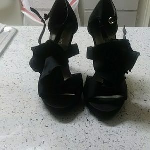 Black high heels